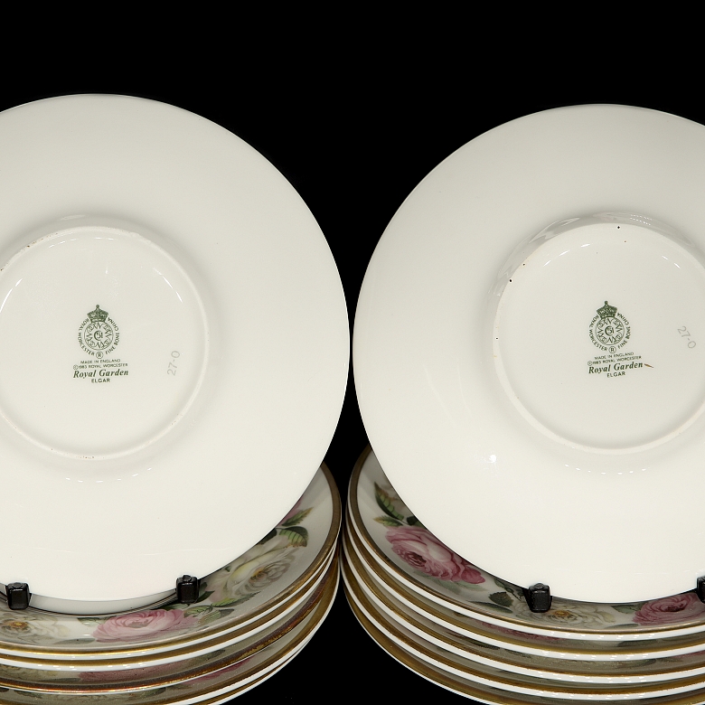 Tea and coffee set, Royal Worcester, 20th century - 6