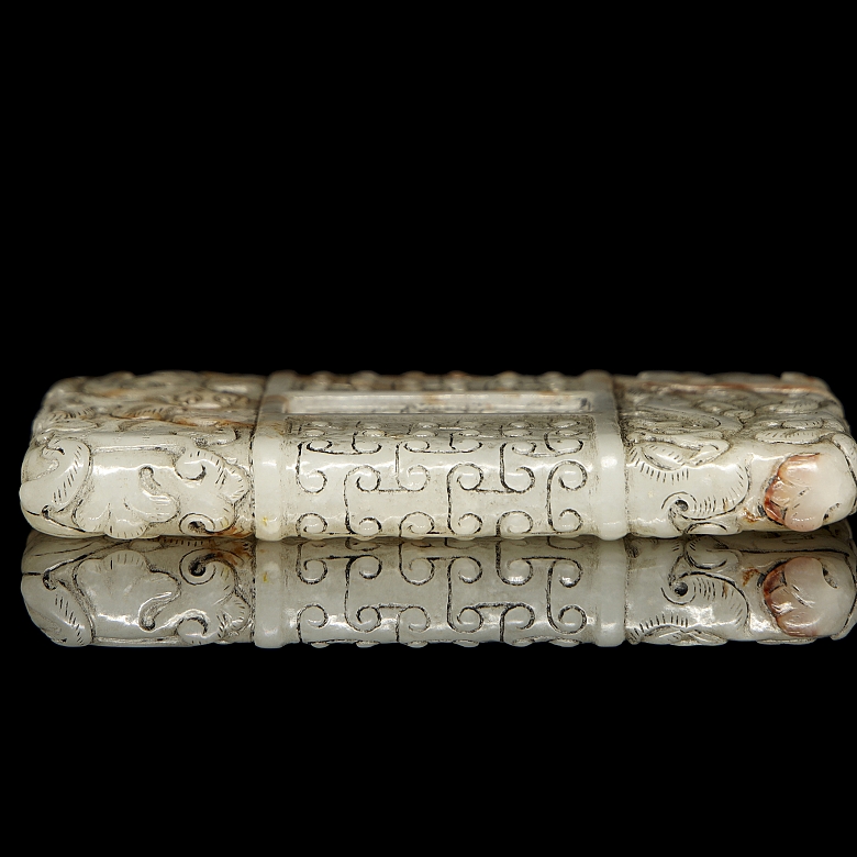 Placa de jade tallado