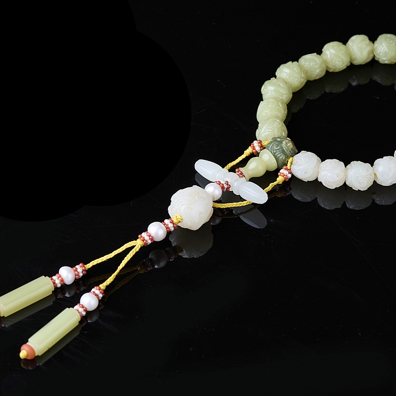 Pulsera de cuentas de jade 