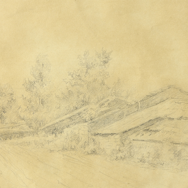 J. Vilar (19th-20th century) “Rural Landscape”