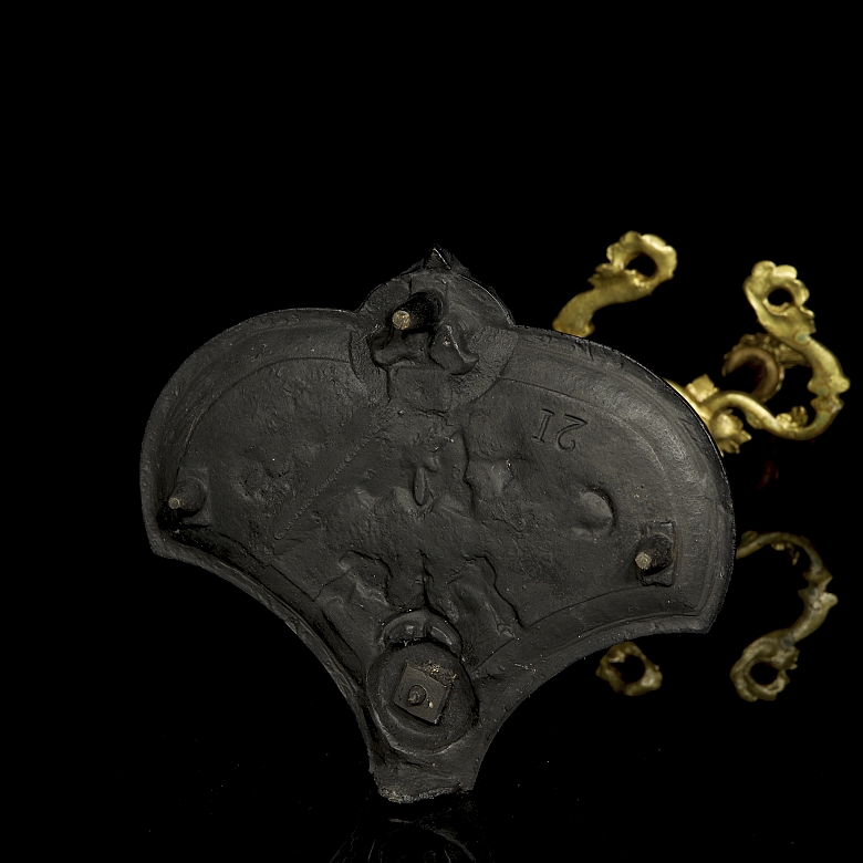 Set of fireplace accessories, 20th century - 5