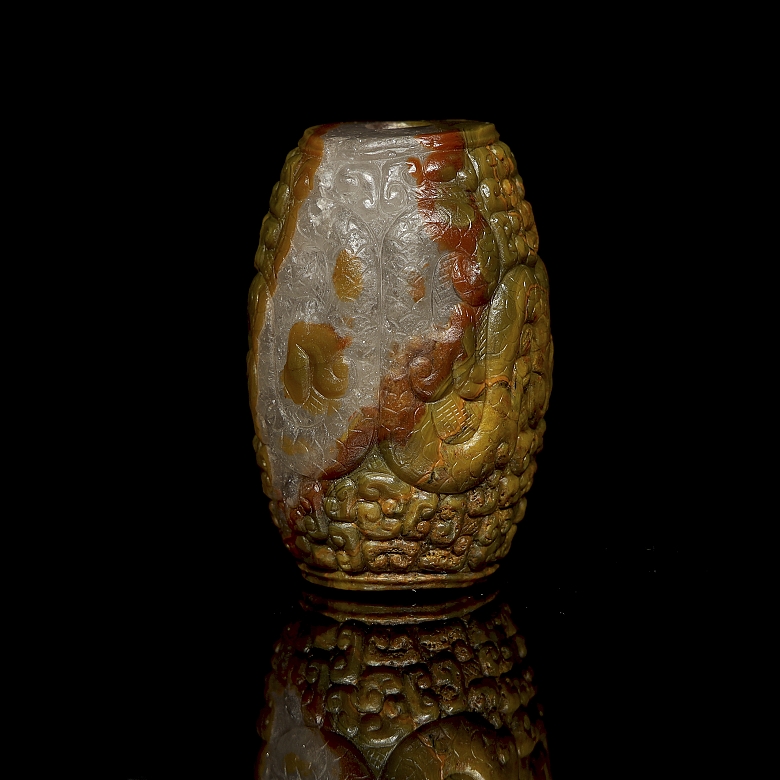 Cuenta de ágata tallada