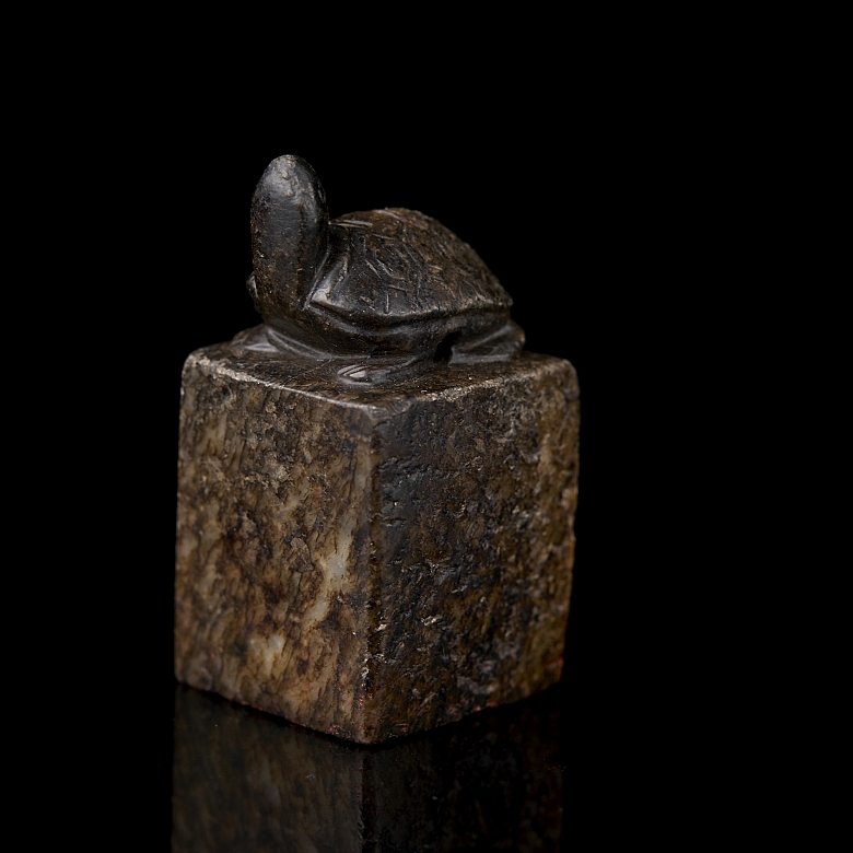 Carved jade seal ‘Turtle’, Qing dynasty