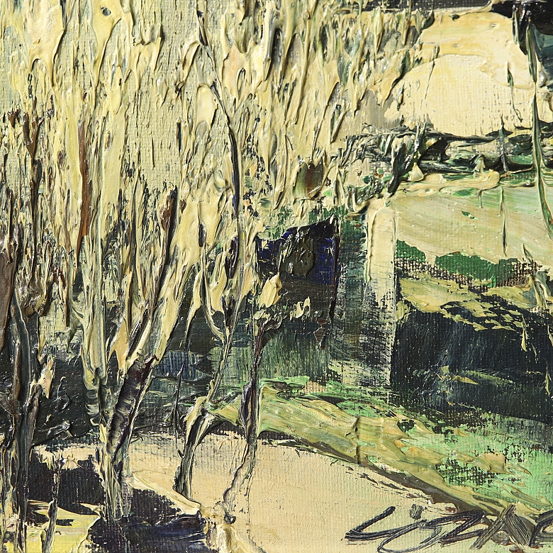 何塞·科扎尔·维德玛 José Cozar Viedma (1944) 《城市景观》 - 3