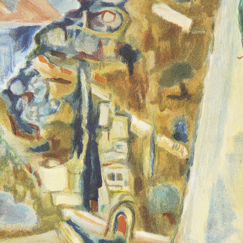 纳胡姆·古特曼（1898-1980）《采法特的女孩们》 Nahum Gutman