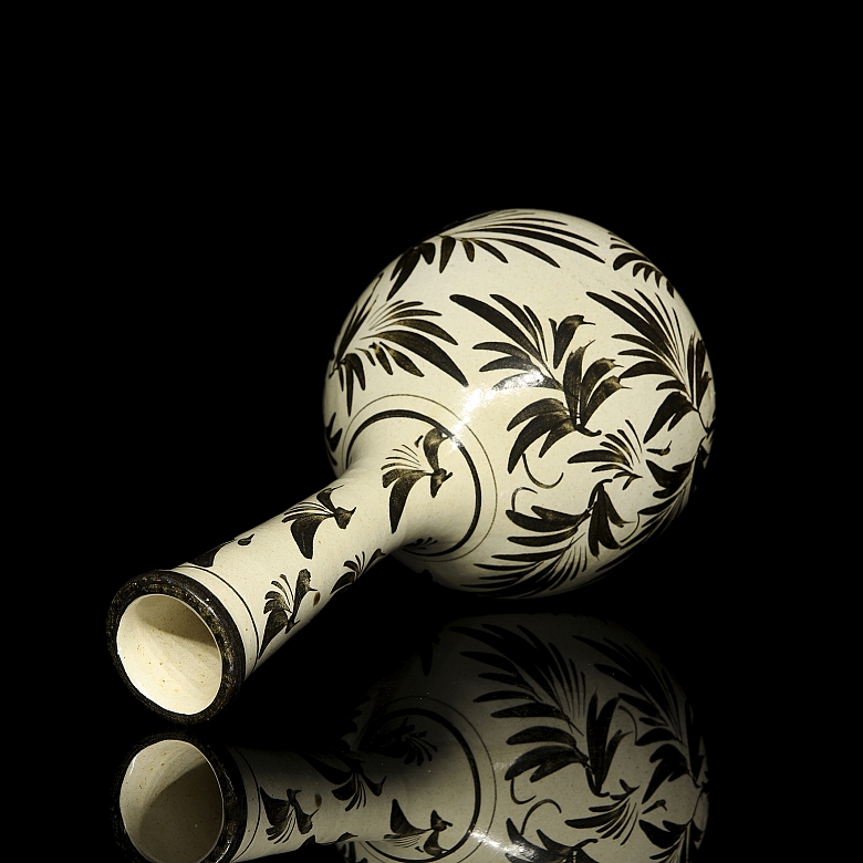 Jarrón de cerámica esmaltada 