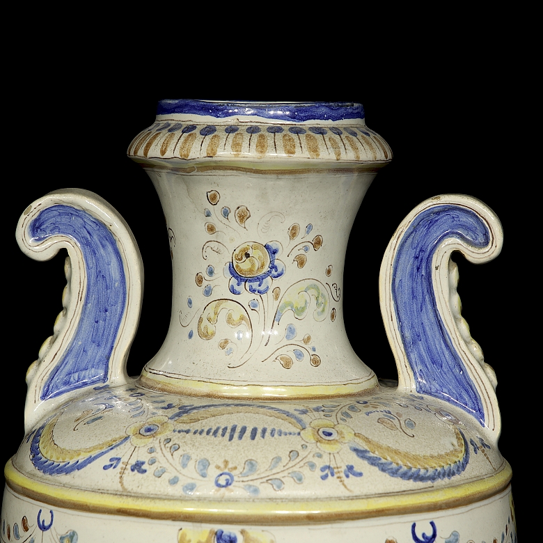 Juan Ruiz de Luna (1863–1945) Floral Amphora, early 20th century - 5