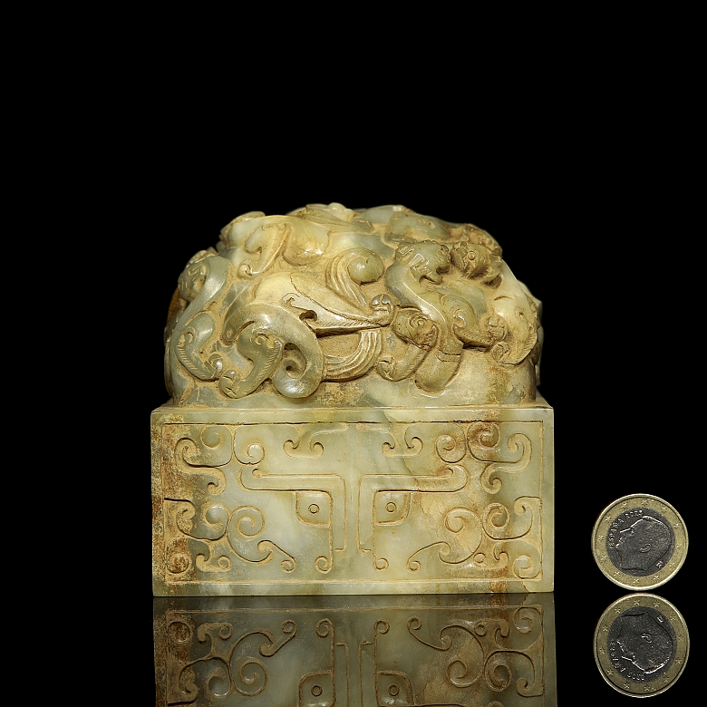 Gran sello de jade 