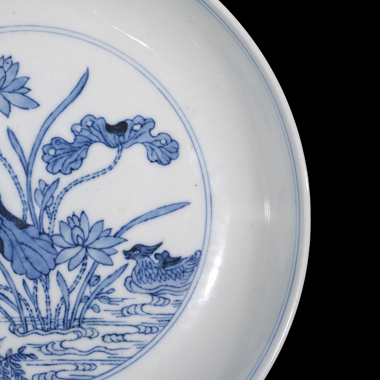 Plato de porcelana 