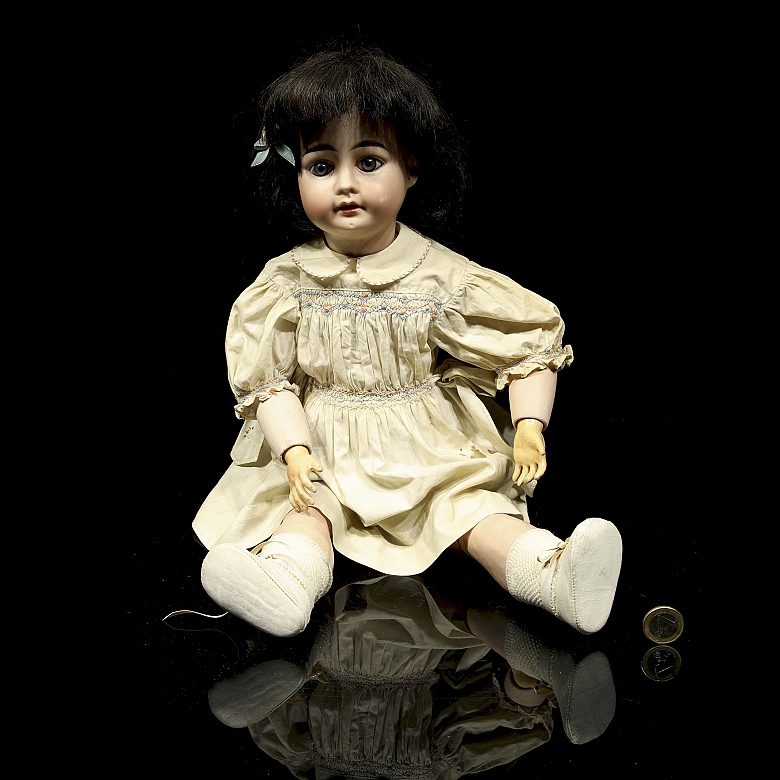 Muñeca de porcelana, Europa, ca. 1895-1920