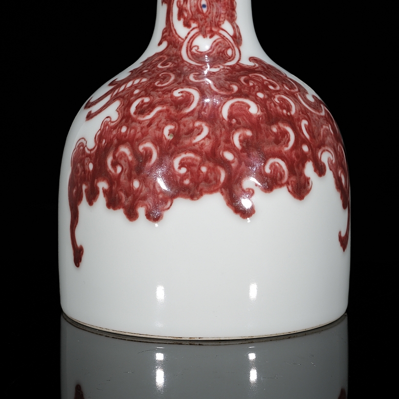 Jarrón de porcelana esmaltada 