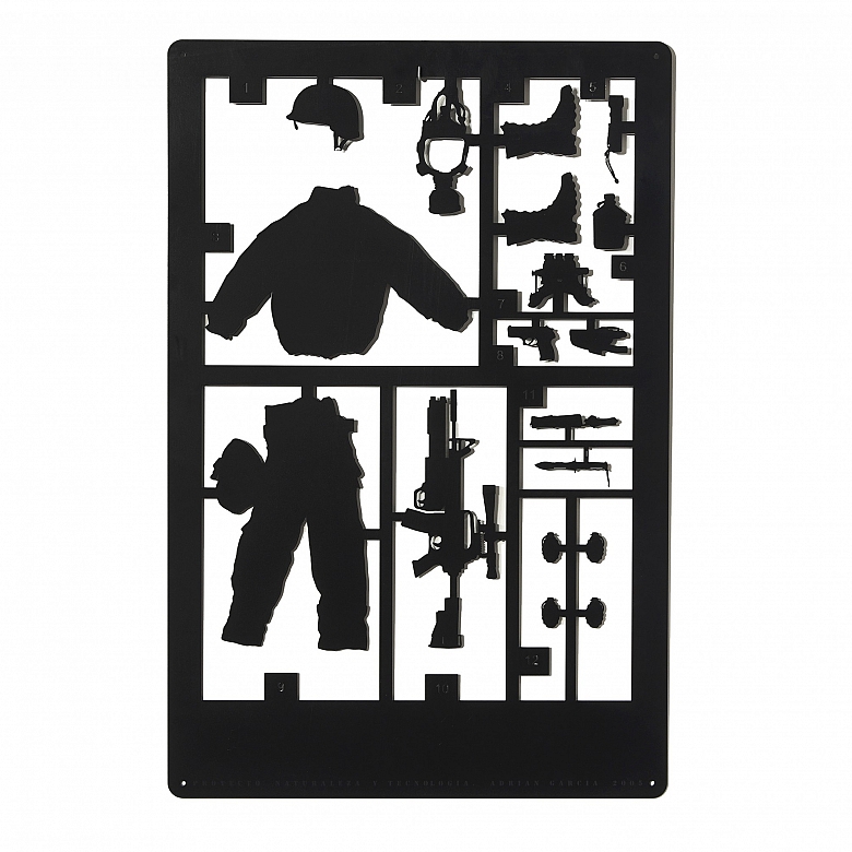 Adrián García Gutierrez (1969) “Nature and Technology (Soldier)