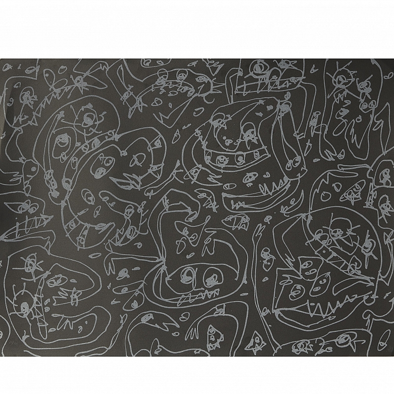 Antonio Saura (1930–1998) ‘Greed’, 1994