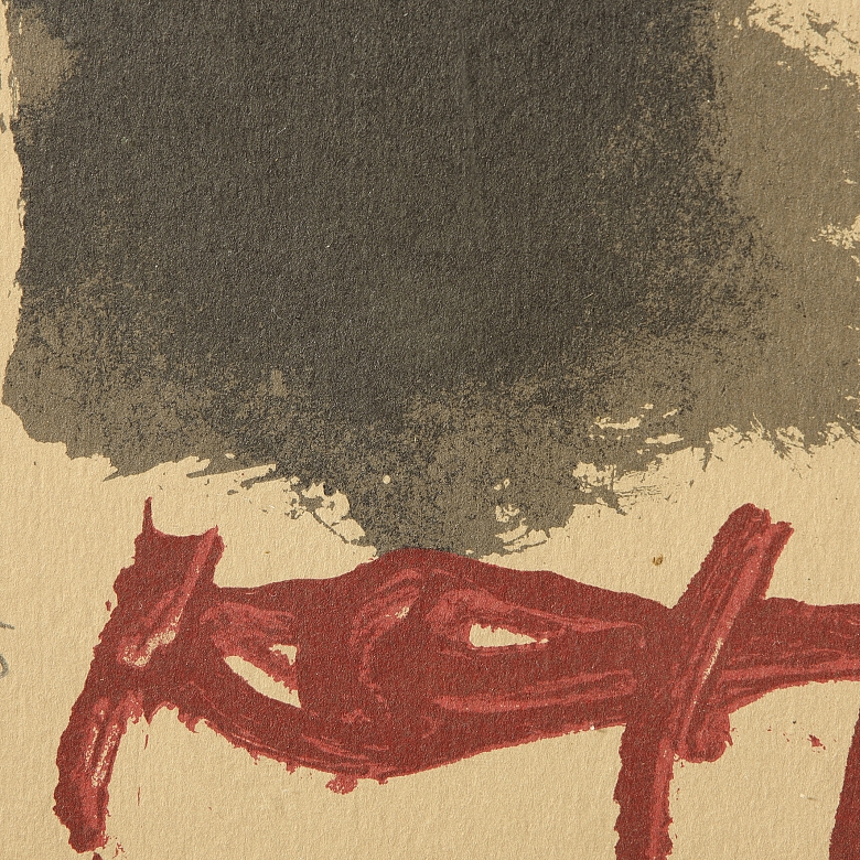 Antoni Tapies (1923–2012) ‘M. Ojos y Cruz’
