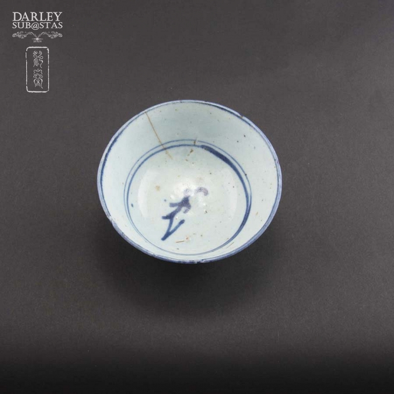 清代青花瓷碗 - 4