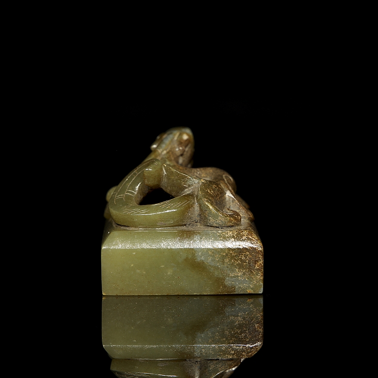 Sello de jade amarillo 