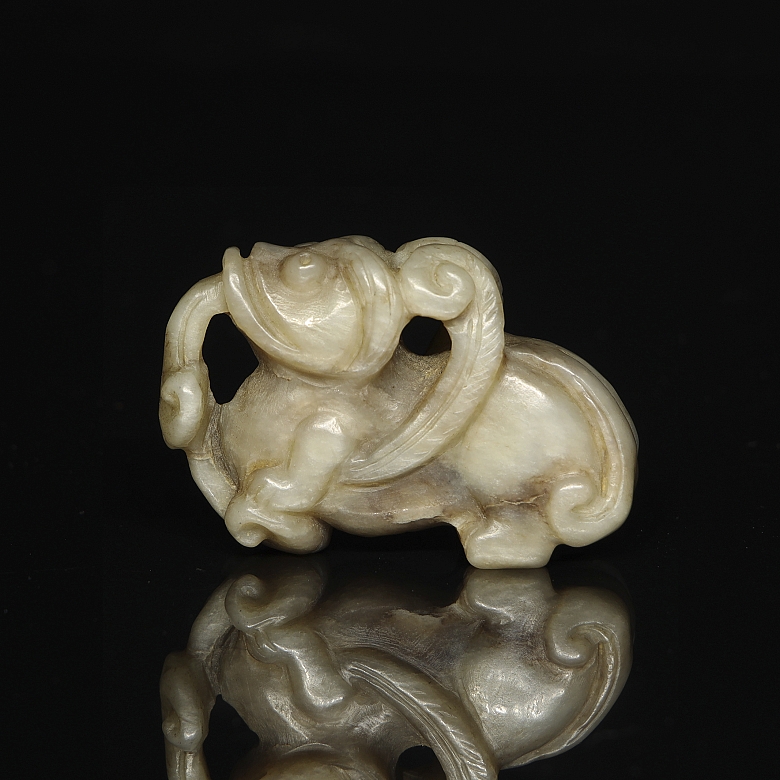 Figura de jade tallado 