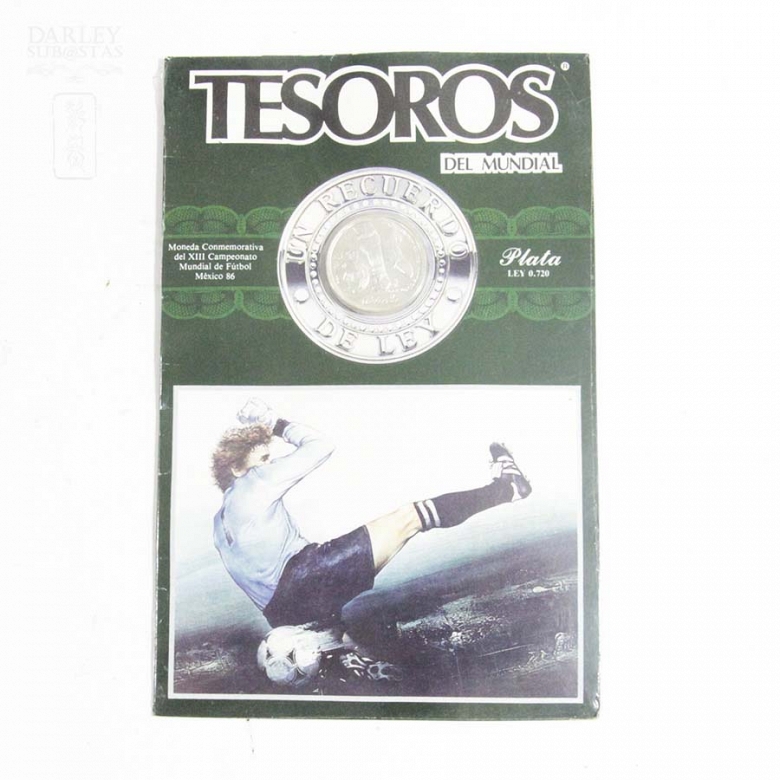 Monedas Mundial Mexico plata - 3