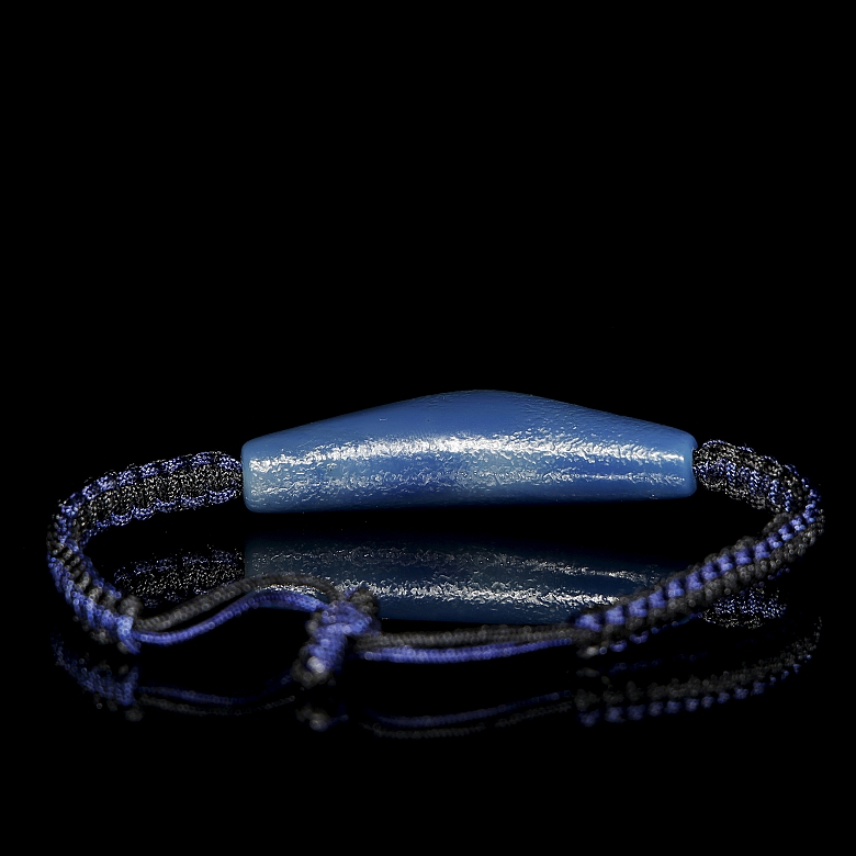 Cuenta Dizi de ágata azul, dinastía Tang