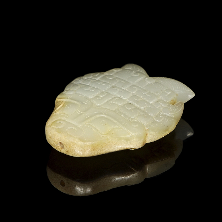Carved jade figure ‘Ram’, Han dynasty