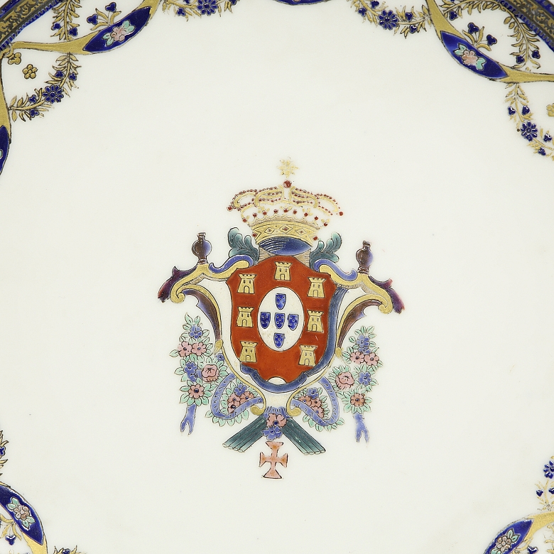 Plato de porcelana