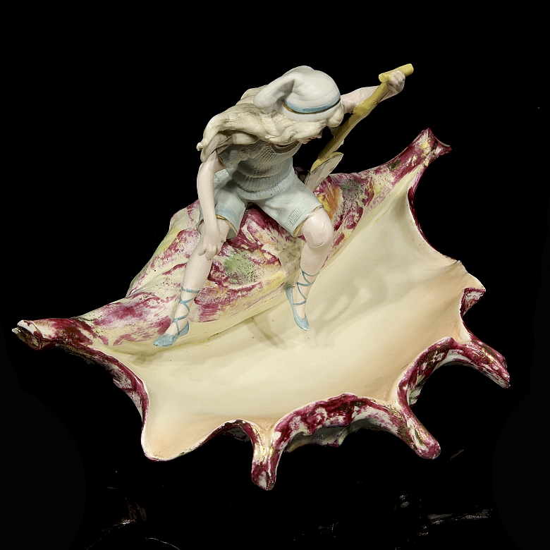 Centro de porcelana