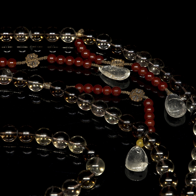 Chaozhu de cuentas de colores, dinastía Qing