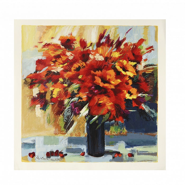 Michael Milkin (1964) ‘Red and Yellow Bouquet’