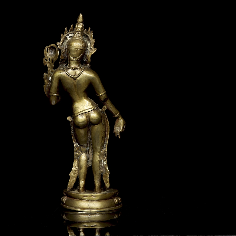 Gilt bronze figure 