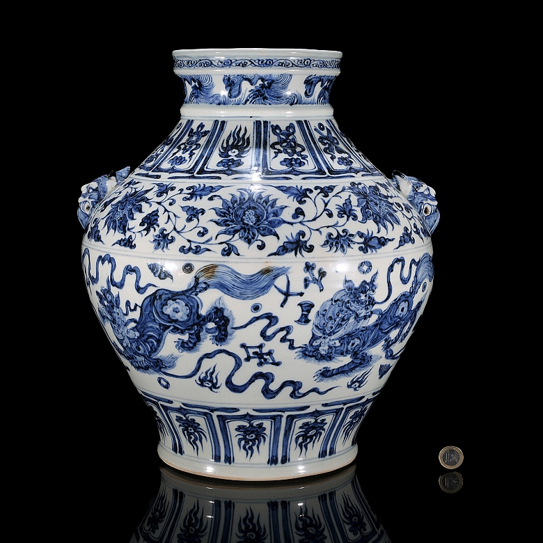 Jarrón de porcelana 