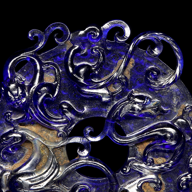 Liulí plate ‘Dragons,’ Han Dynasty - 1