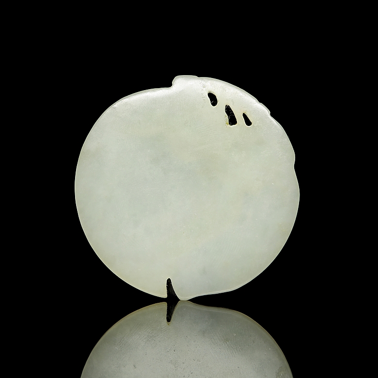 Colgante de jade blanco 