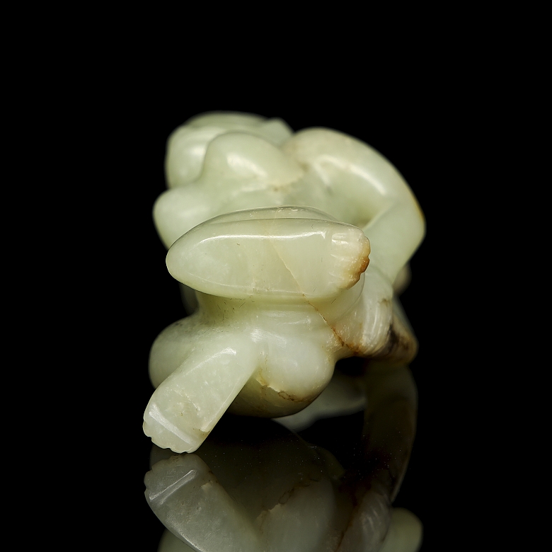 Figura de jade tallado