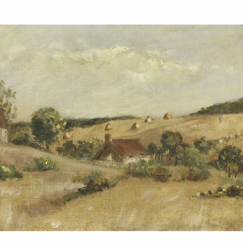 19th-20th century French school ‘Rural landscape’