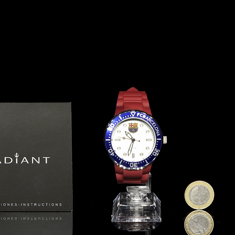 Reloj Radiant F.c.Barcelona “Central collection plata” - 4