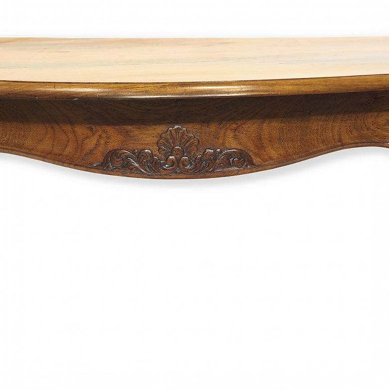 Wall console, following Chippendale models, 20th century