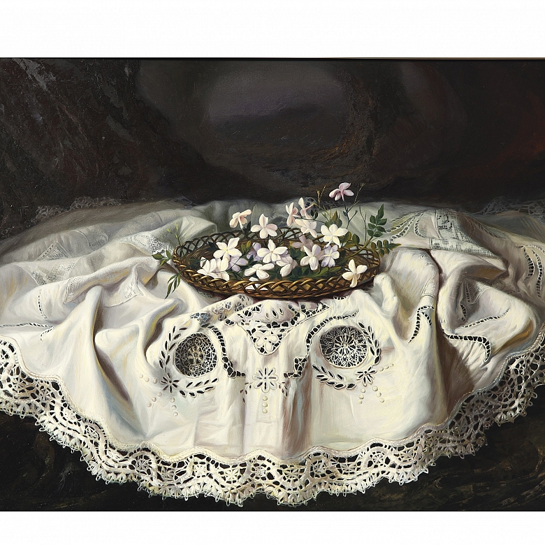 Fernando González Camacho (1925), “Still Life with Jasmine”