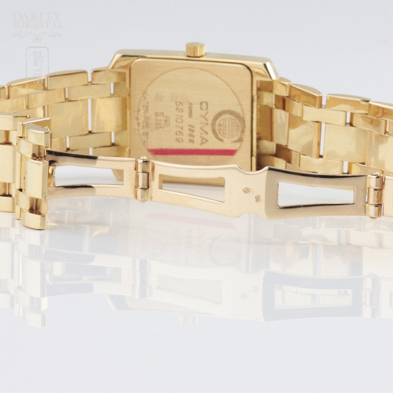 Precioso Reloj Cyma oro y Diamantes - 4