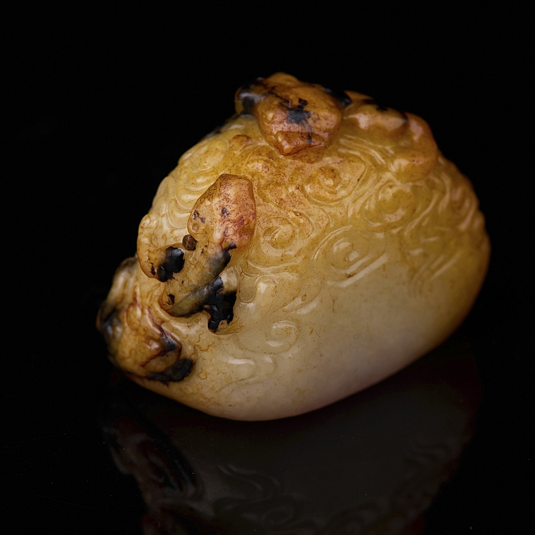 Sello de jade blanco de Hetian