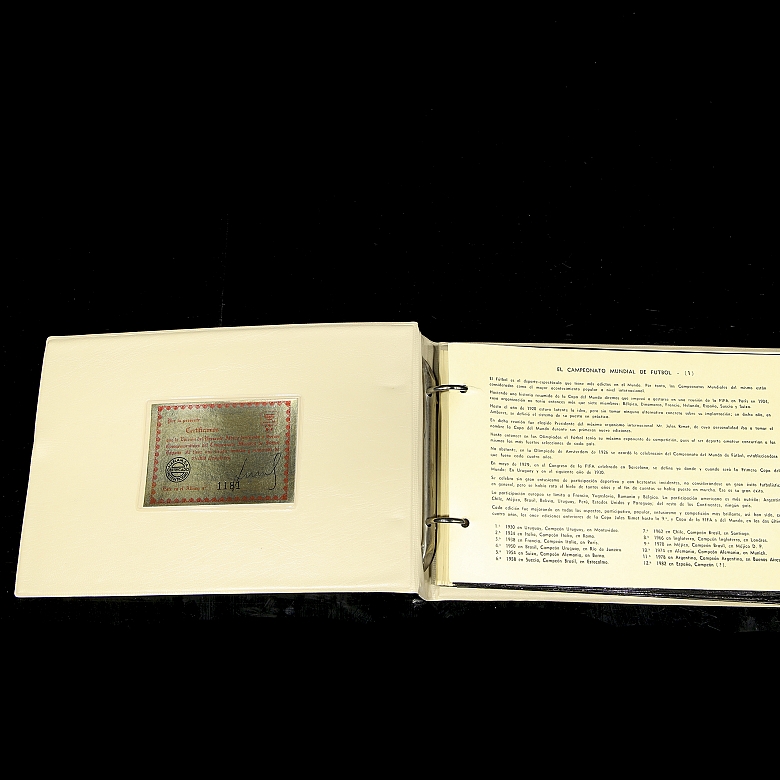 Stamp collection ‘World Cup Football Championship’, 1982 - 1