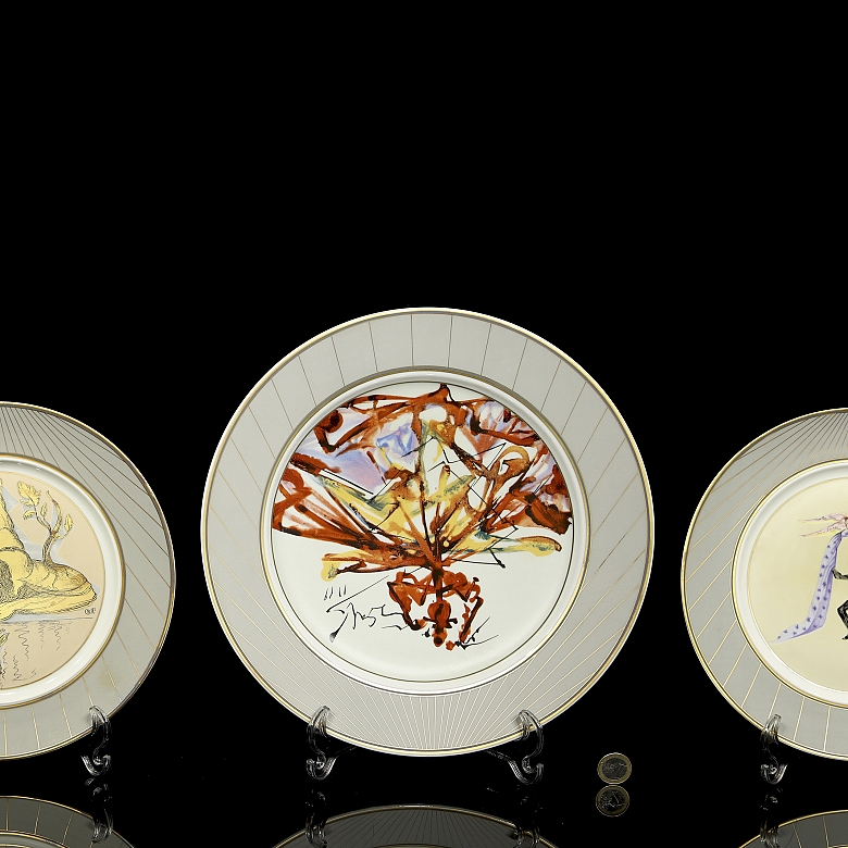 Salvador Dalí (1904-1989) Tres platos
