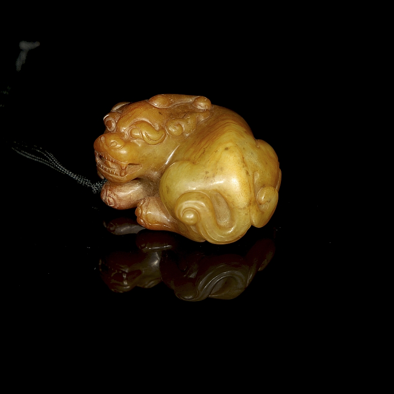 Figura de jade tallado