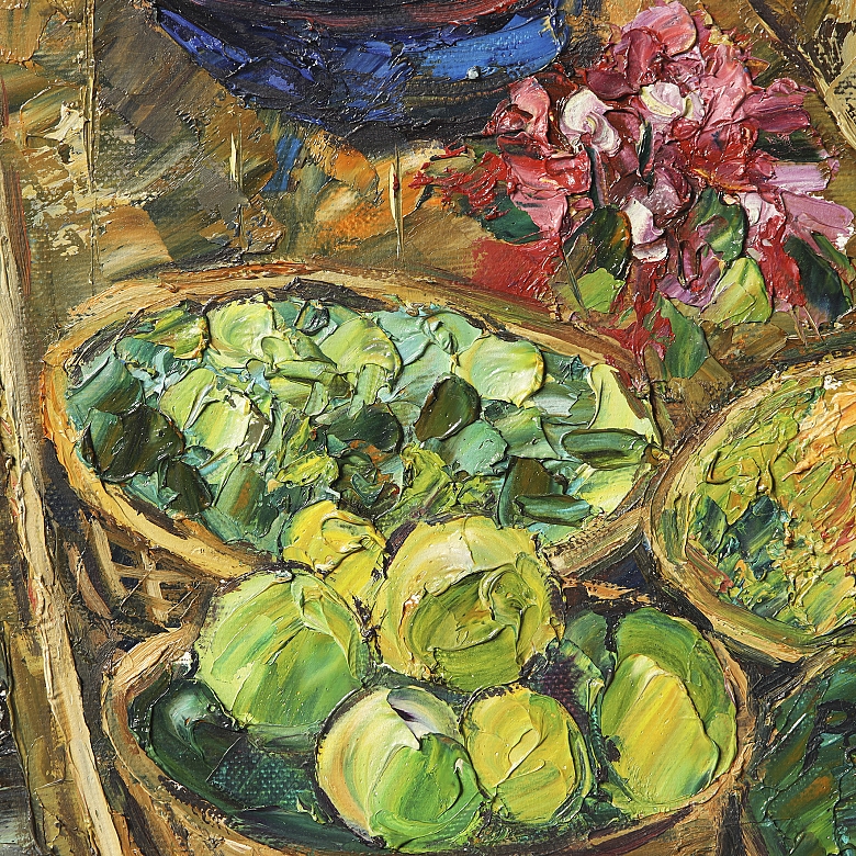 Pachx (20th century) ‘Floating market’