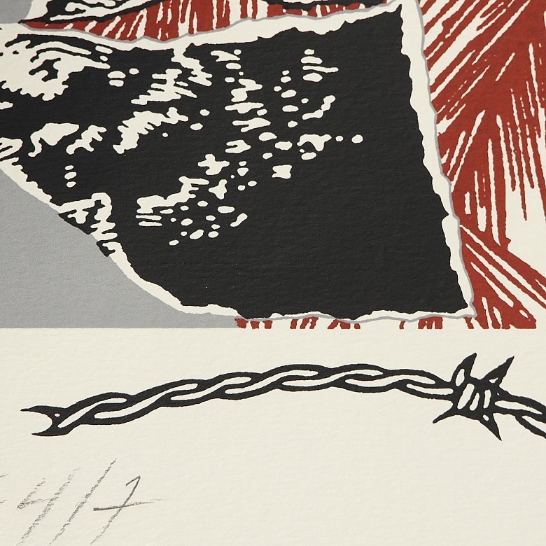 路易斯·鲁道夫·特里马诺 (1943) 《圣痕 II》，2006 Luis Rodolfo Trimano