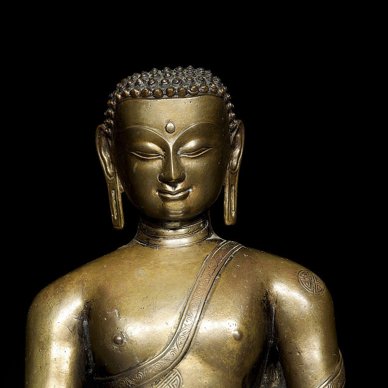 Figura de bronce
