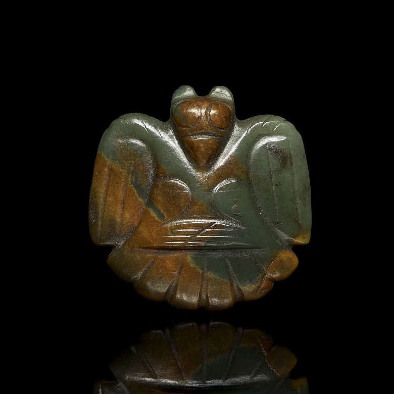 Figura de jade tallado