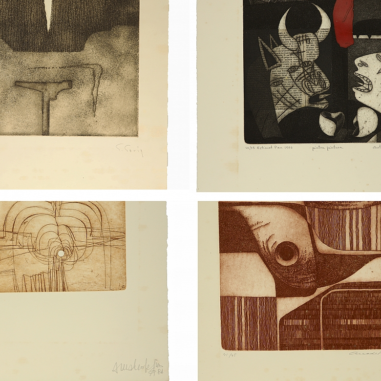 Various artists (20th century) ‘Tribute to sculptor Pablo Serrano’