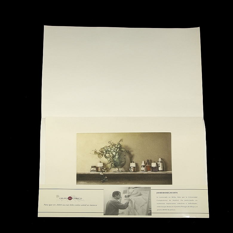 Javier Banegas Lista (1974) “Still Life with Inks,” c. 2004