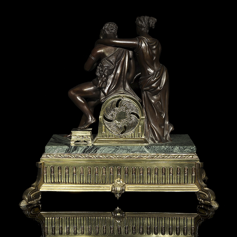 Reloj de mesa de estilo Imperio, s.XX