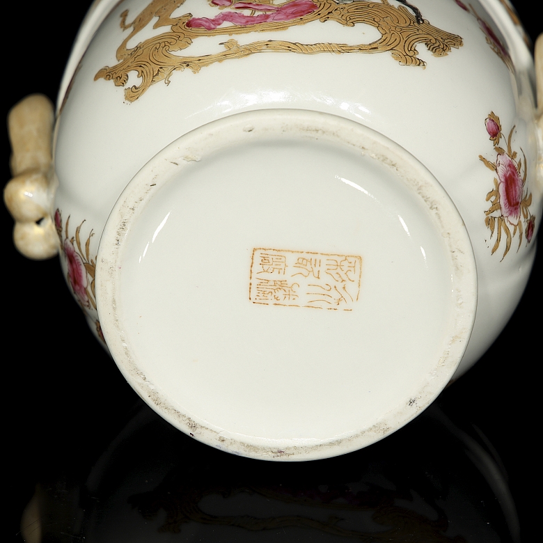 Recipiente de porcelana 